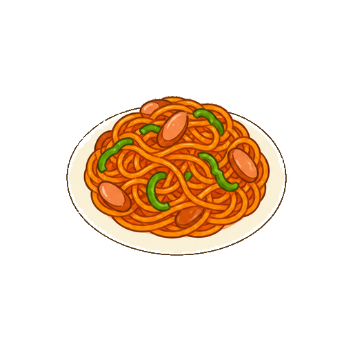 顔や文字がないナポリタンアイコン