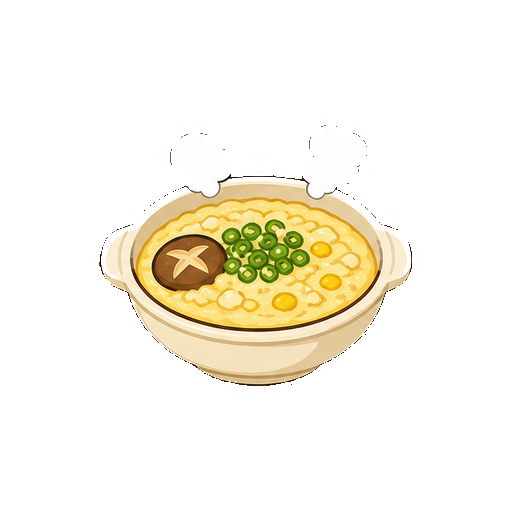 文字がない雑炊アイコン