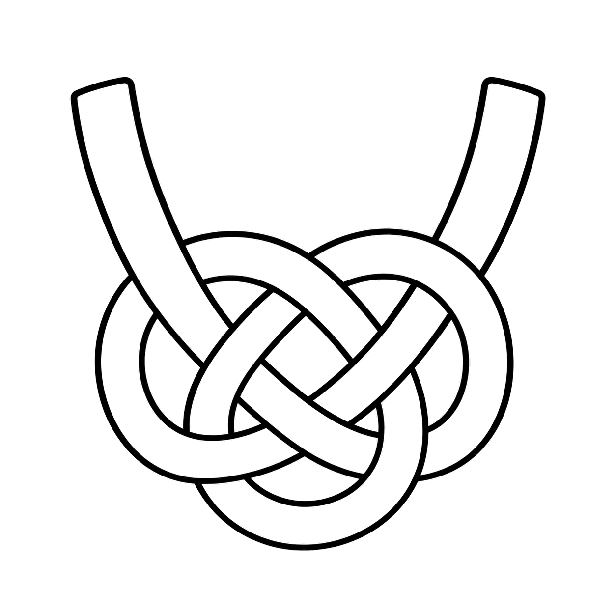水引のぬりえ用線画