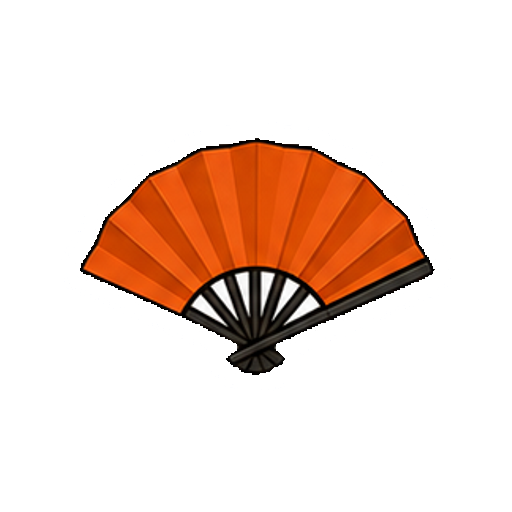 文字やロゴがない軍配のアイコン