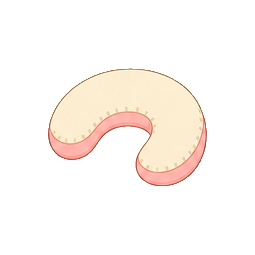 人物や文字がない授乳クッションのアイコン