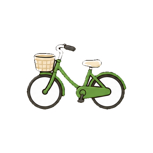 文字やロゴがない自転車アイコン