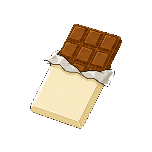 包装に文字がないチョコレートアイコン