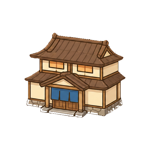文字や看板がない旅館アイコン