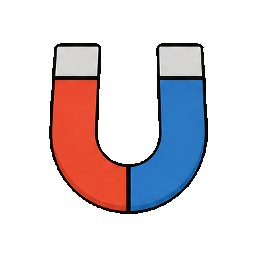 NやSの文字がない磁石アイコン