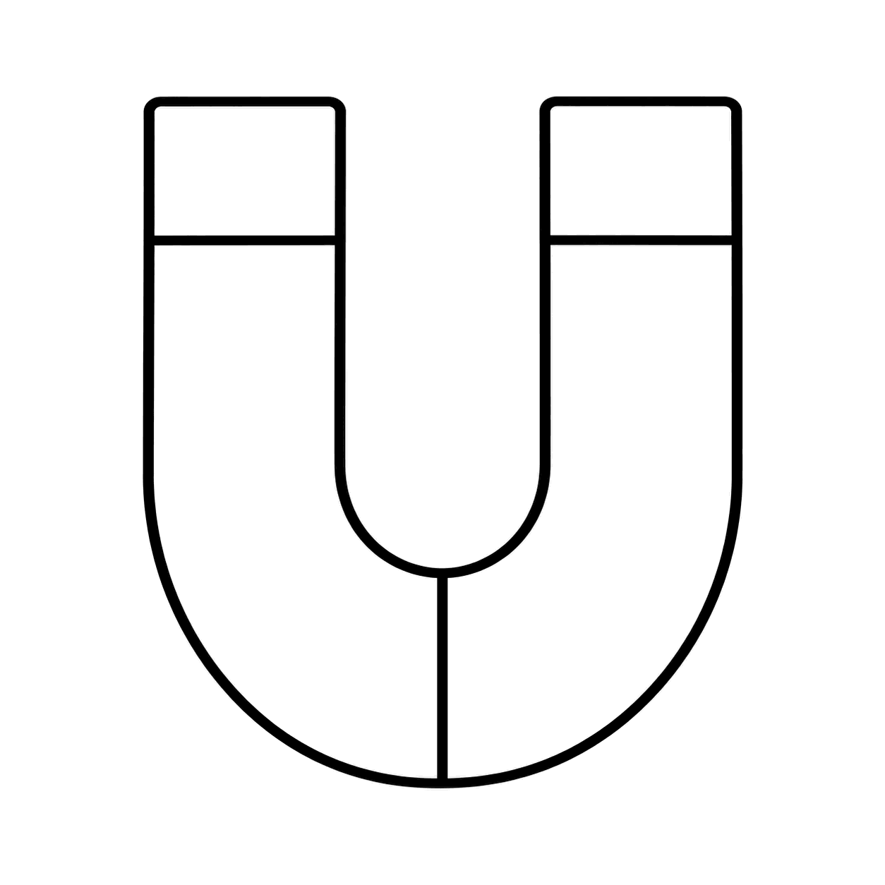 磁石のぬり絵用線画