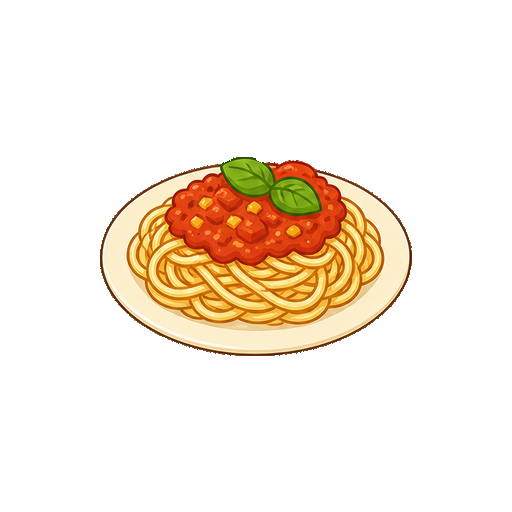 世界の料理アイコン24個セットのカラー見本