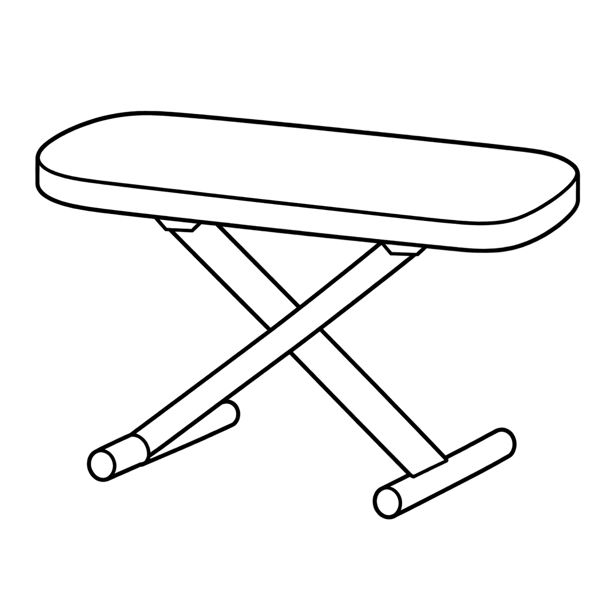アイロン台のぬりえ用線画