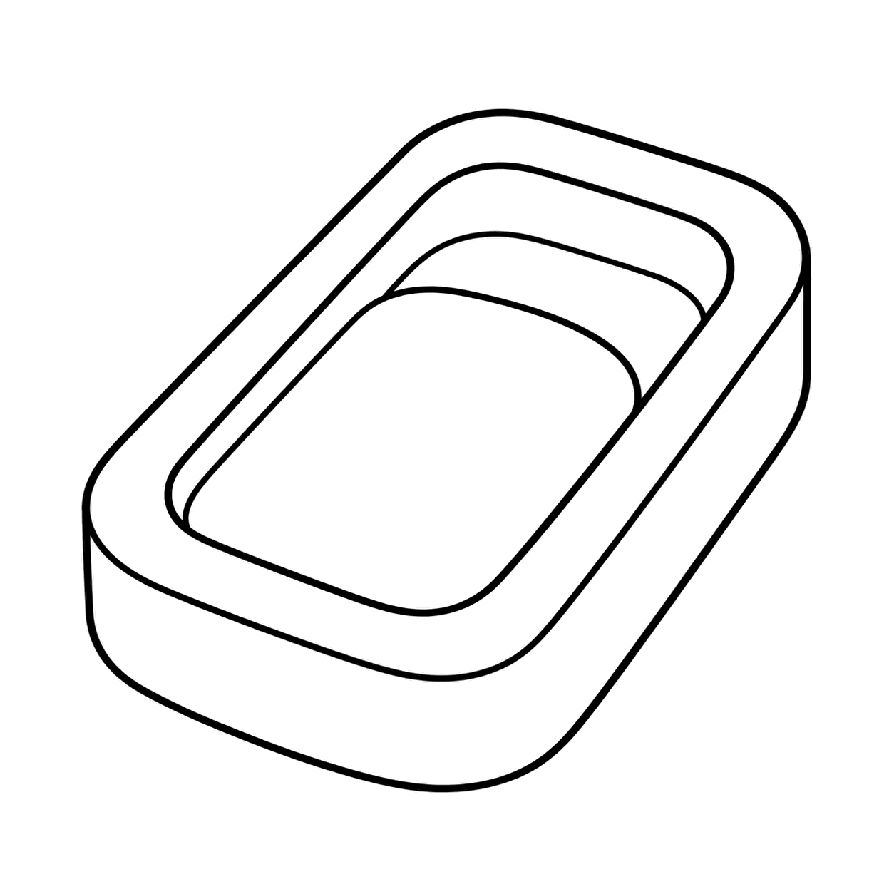 硯のぬりえ用線画