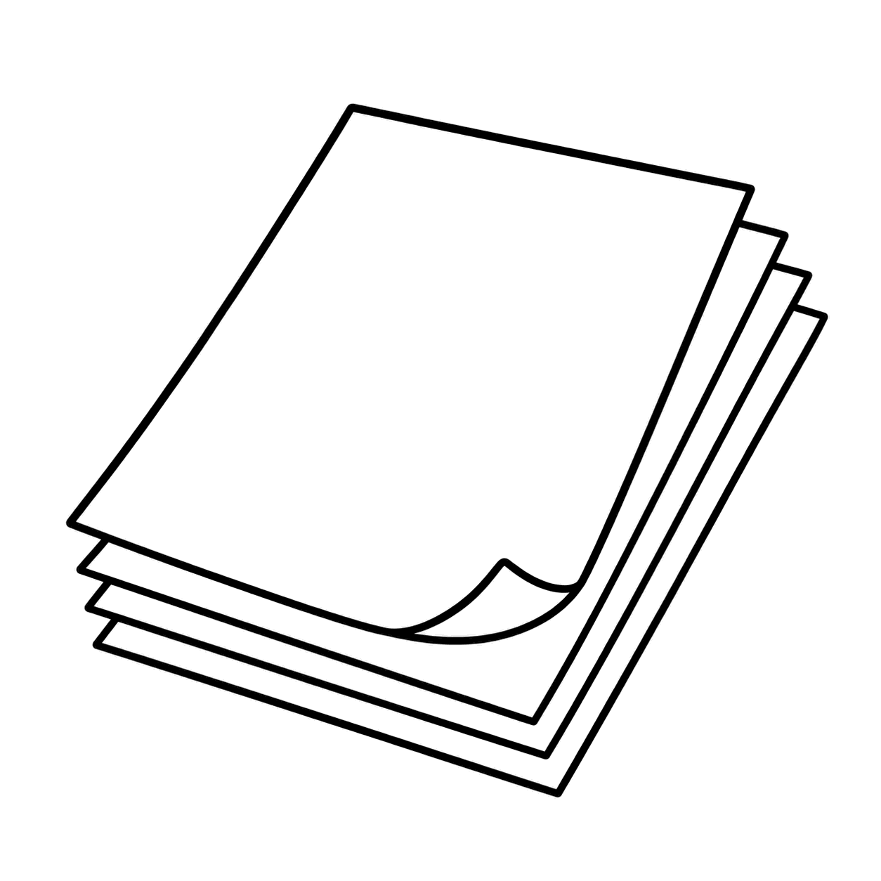 半紙のぬりえ用線画