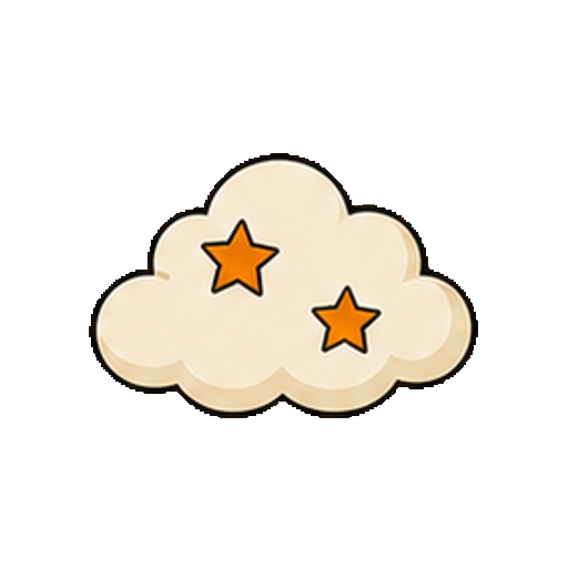 文字やロゴがない夜雲のアイコン