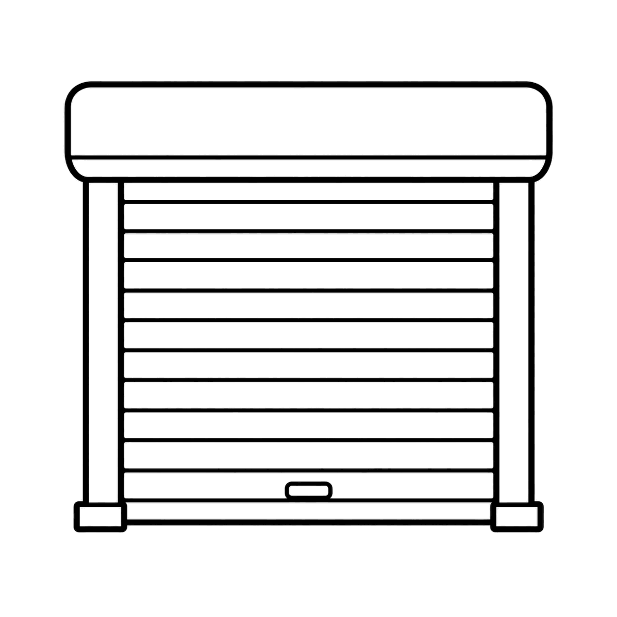 雨戸のぬり絵用線画