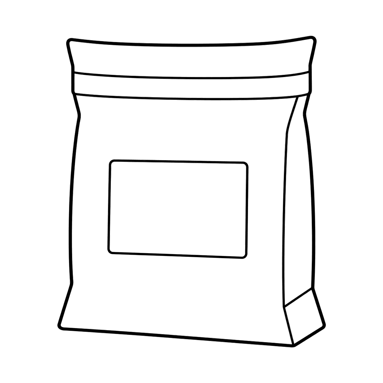 配送袋のぬりえ用線画