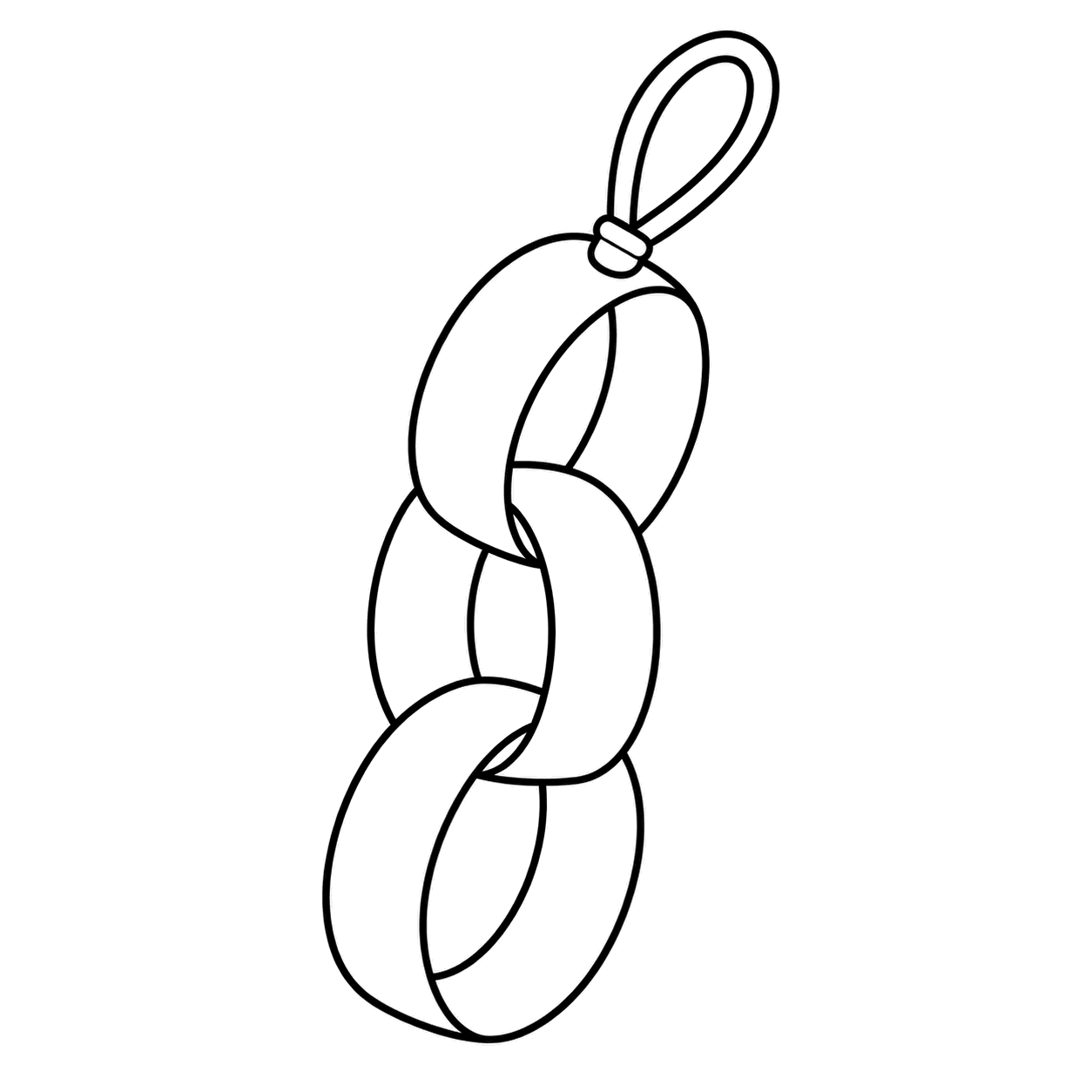 紙輪飾りのぬりえ用線画