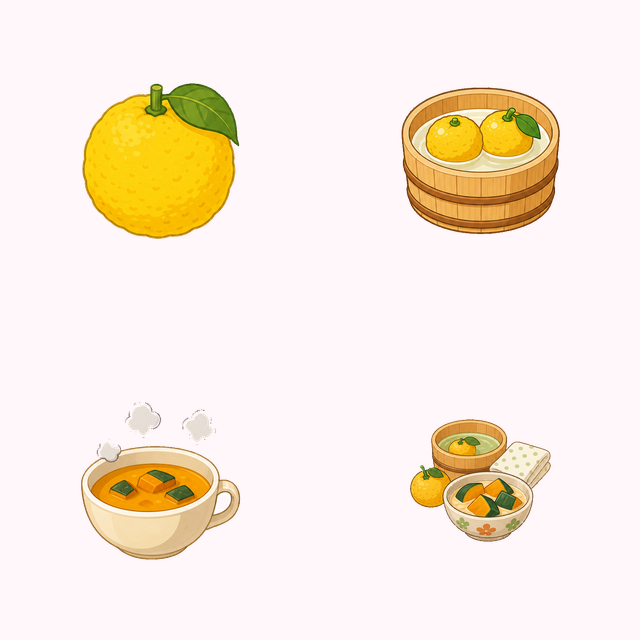 冬至アイコン16個セットの代表画像