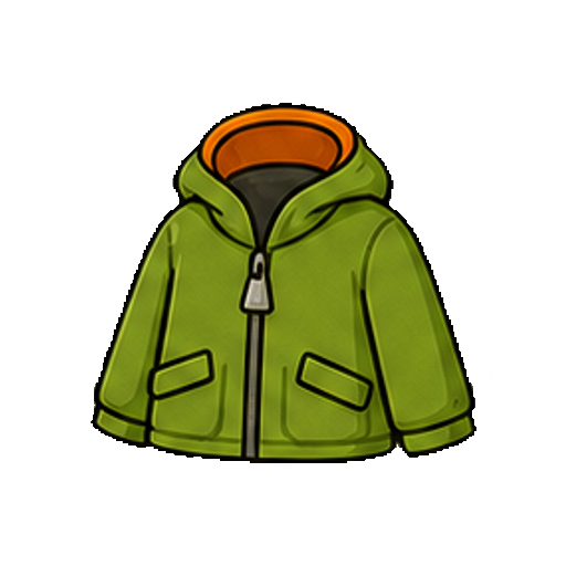 文字やロゴがない雨具のアイコン