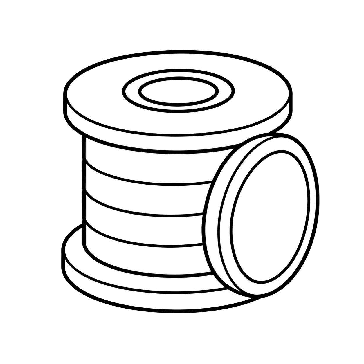 釣り糸のぬりえ用線画