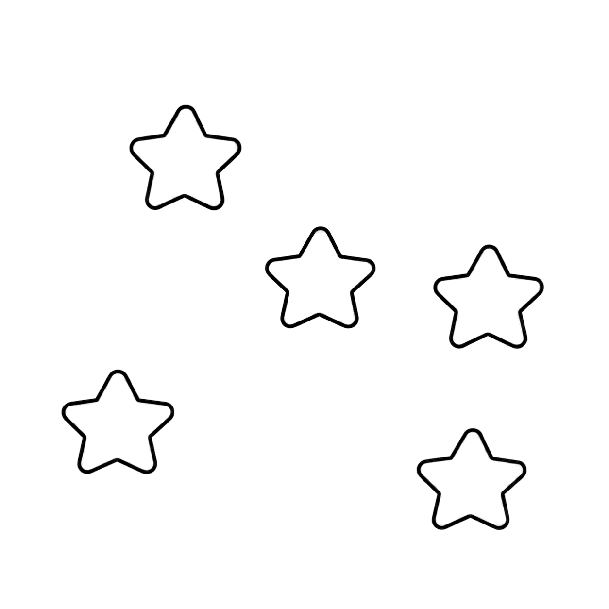 星座のぬりえ用線画