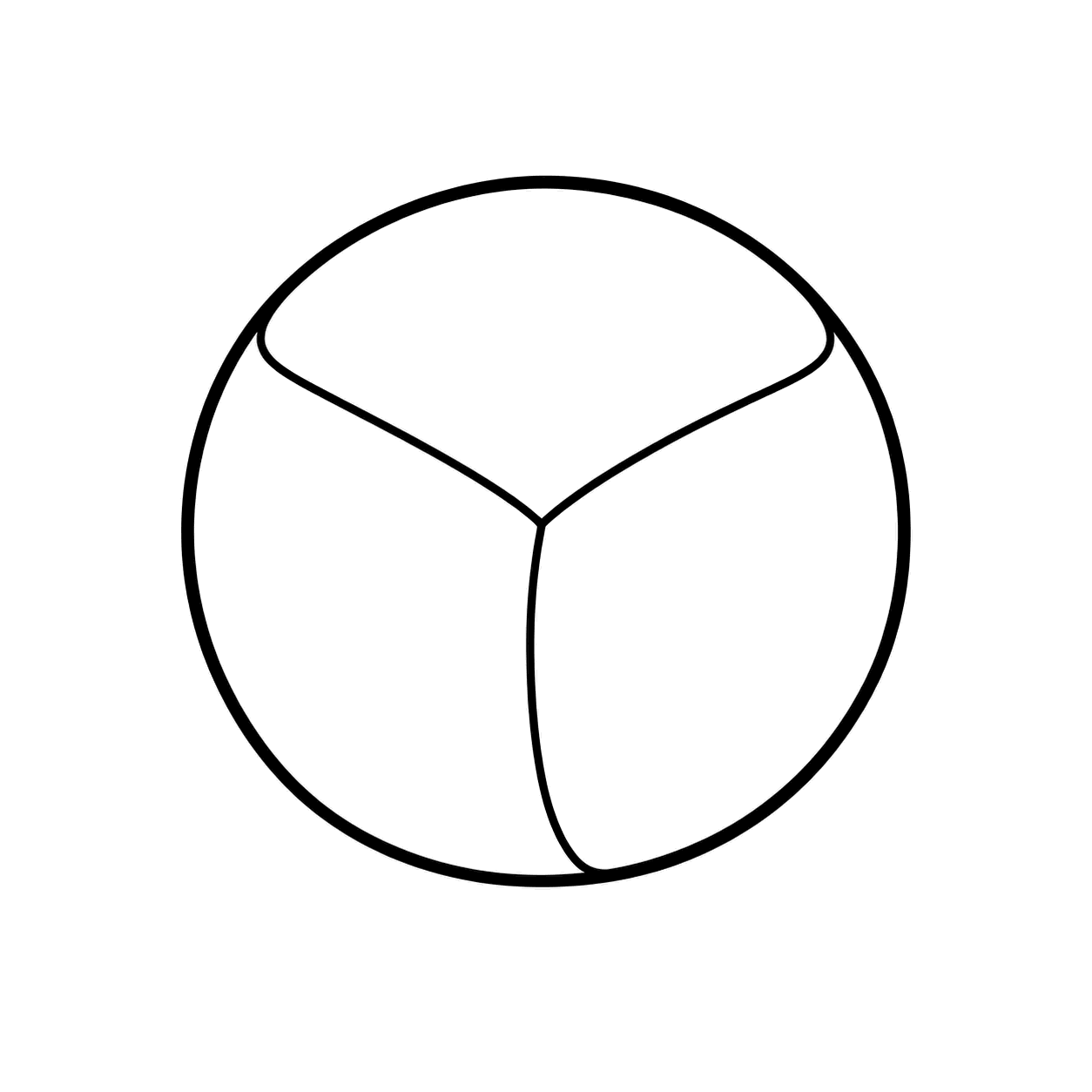 白い玉入れ玉のぬり絵用線画