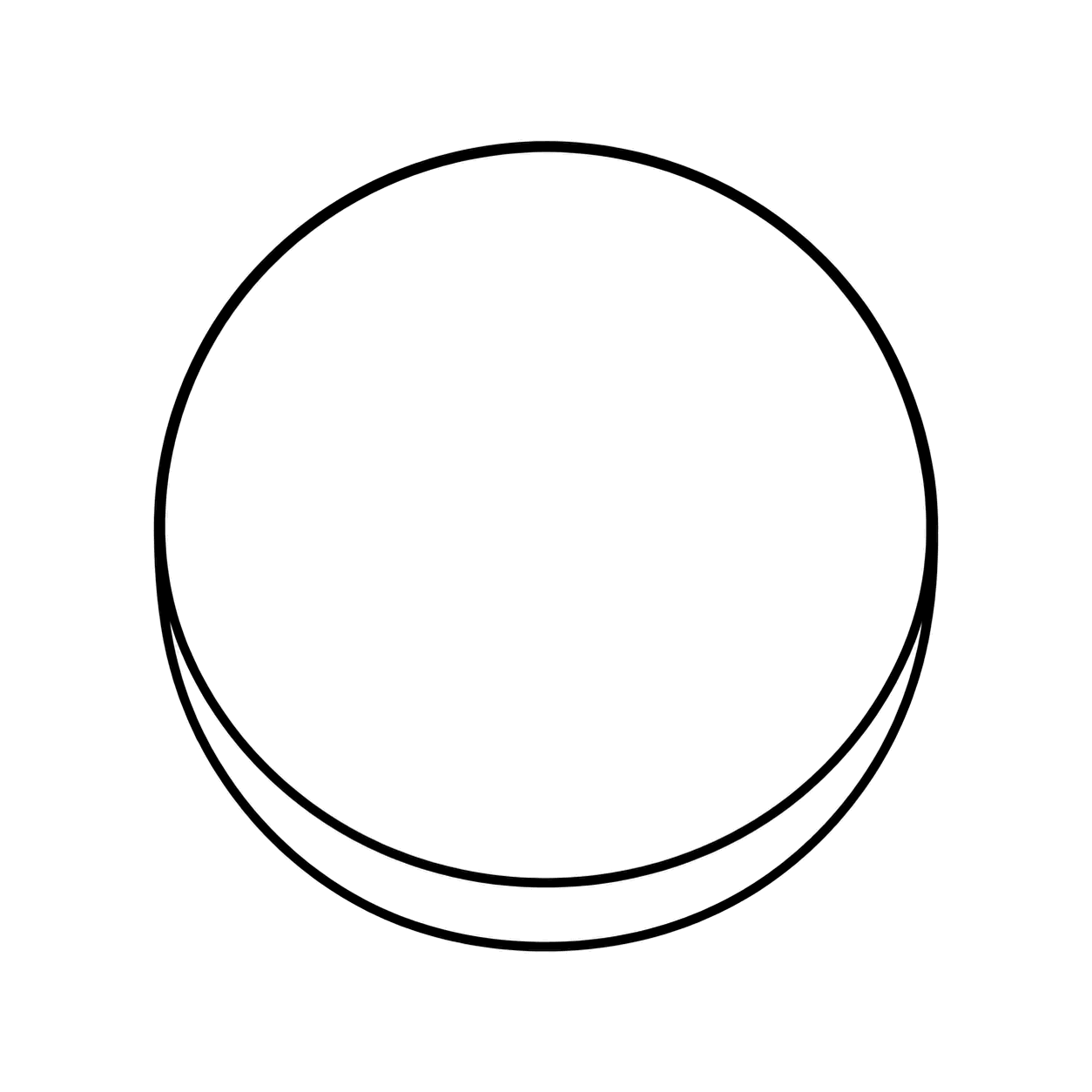 せんべいのぬりえ用線画