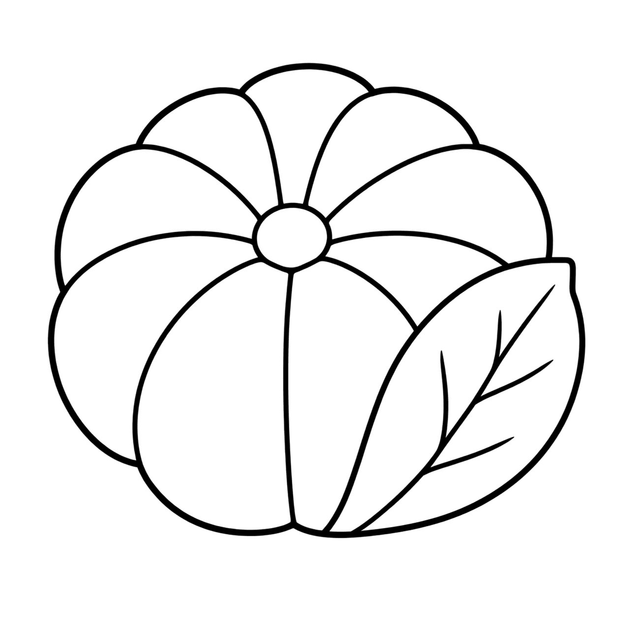 練り切りのぬり絵用線画