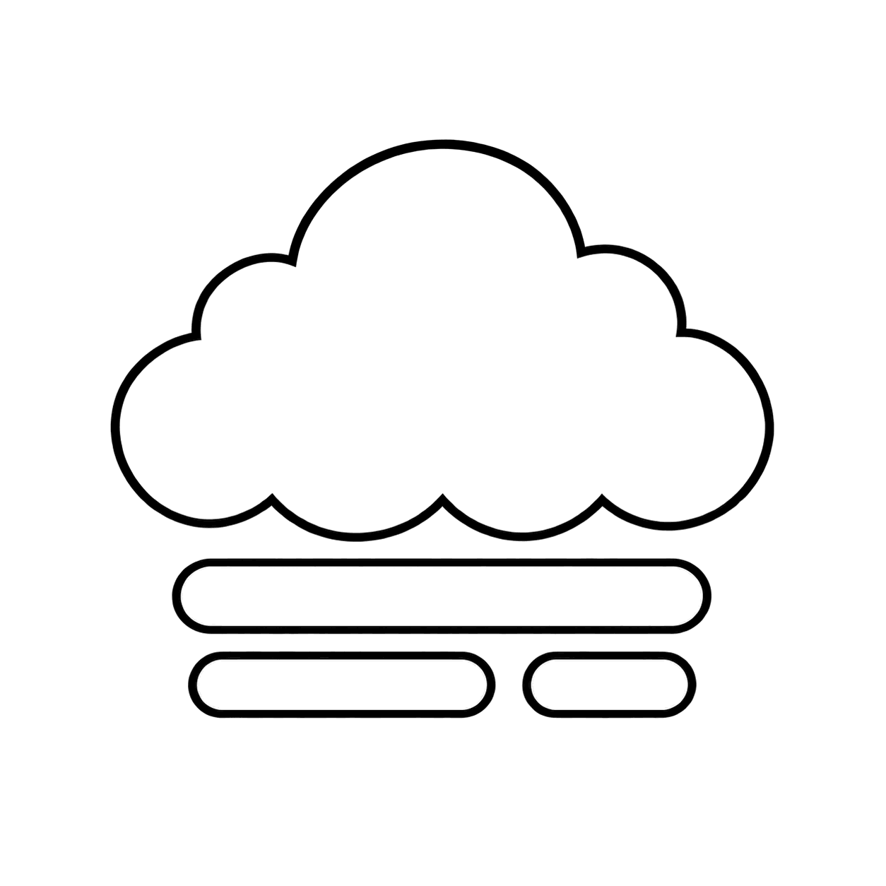 霧のぬりえ用線画
