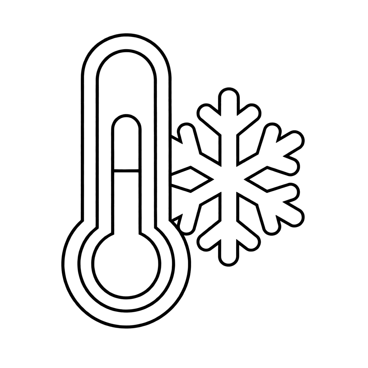寒いのぬりえ用線画