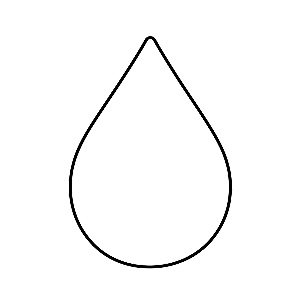 湿度のぬりえ用線画