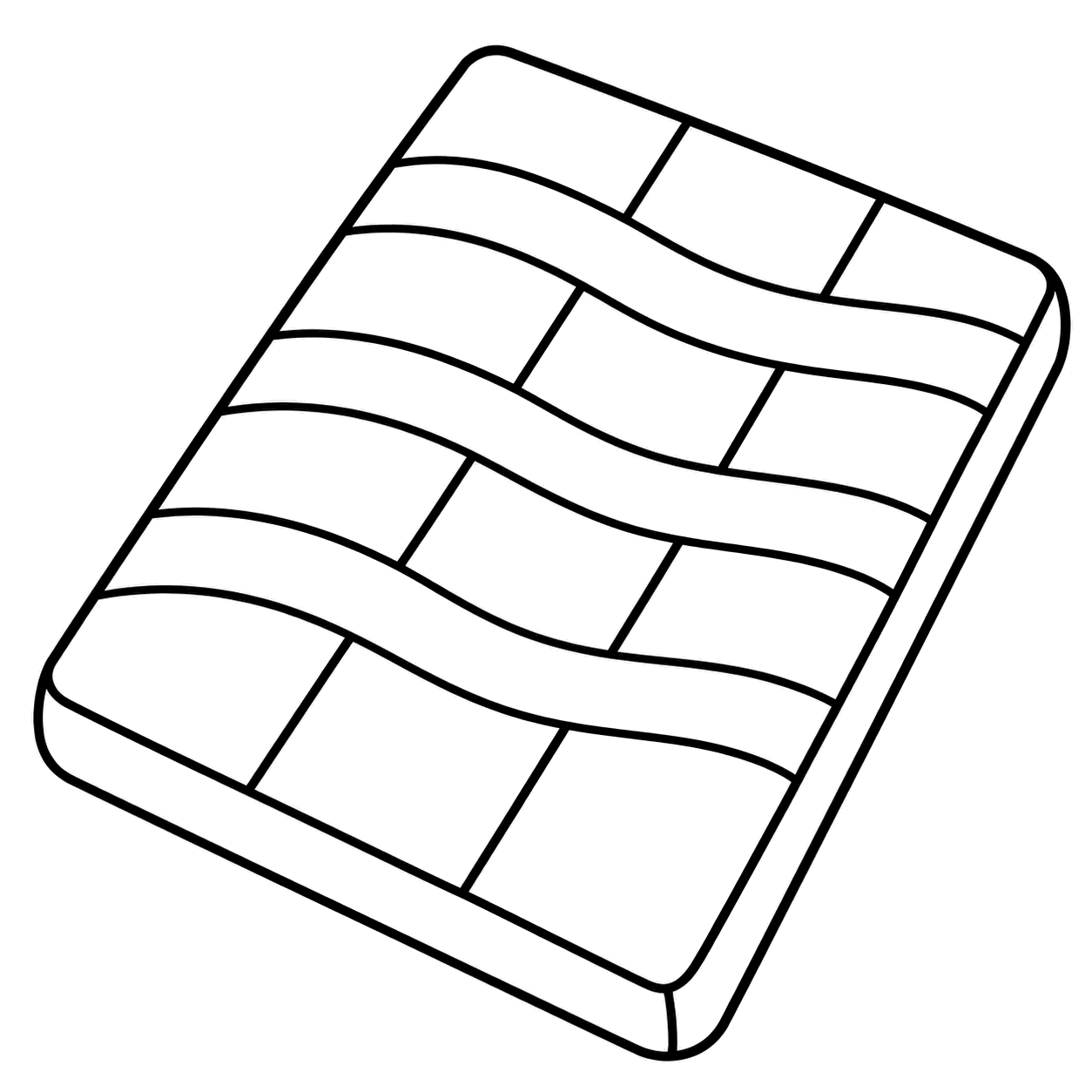 白いチョコのぬりえ用線画