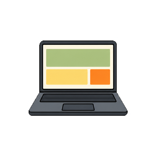 文字やロゴがないオンライン申告のPCアイコン