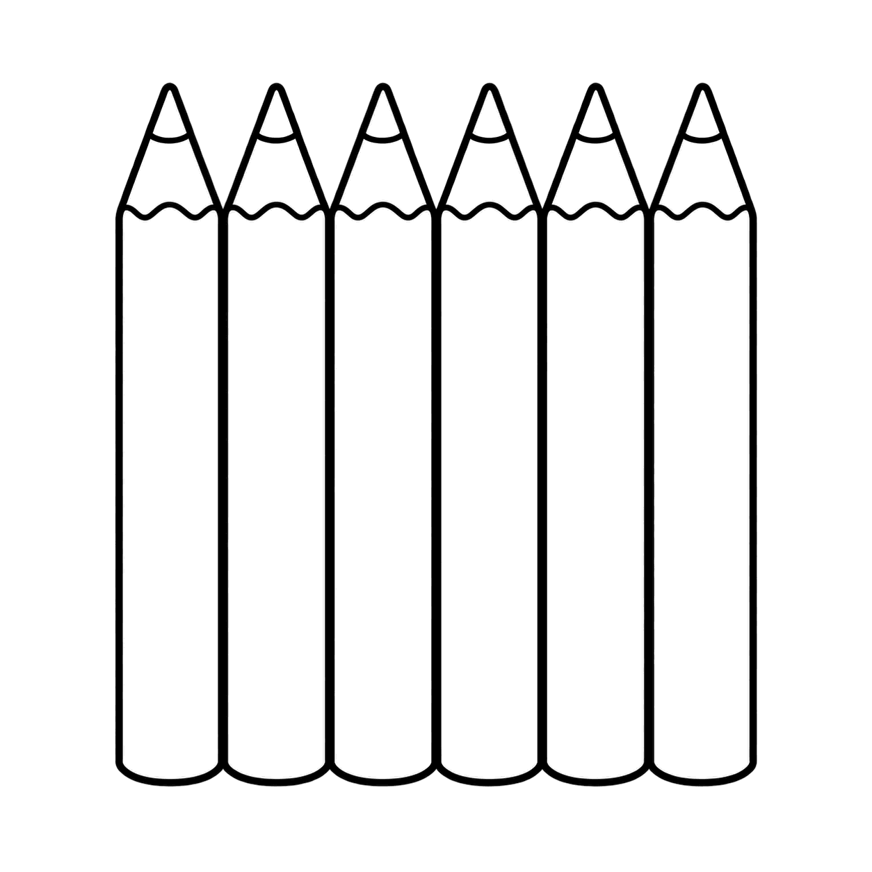 色鉛筆のぬりえ用線画