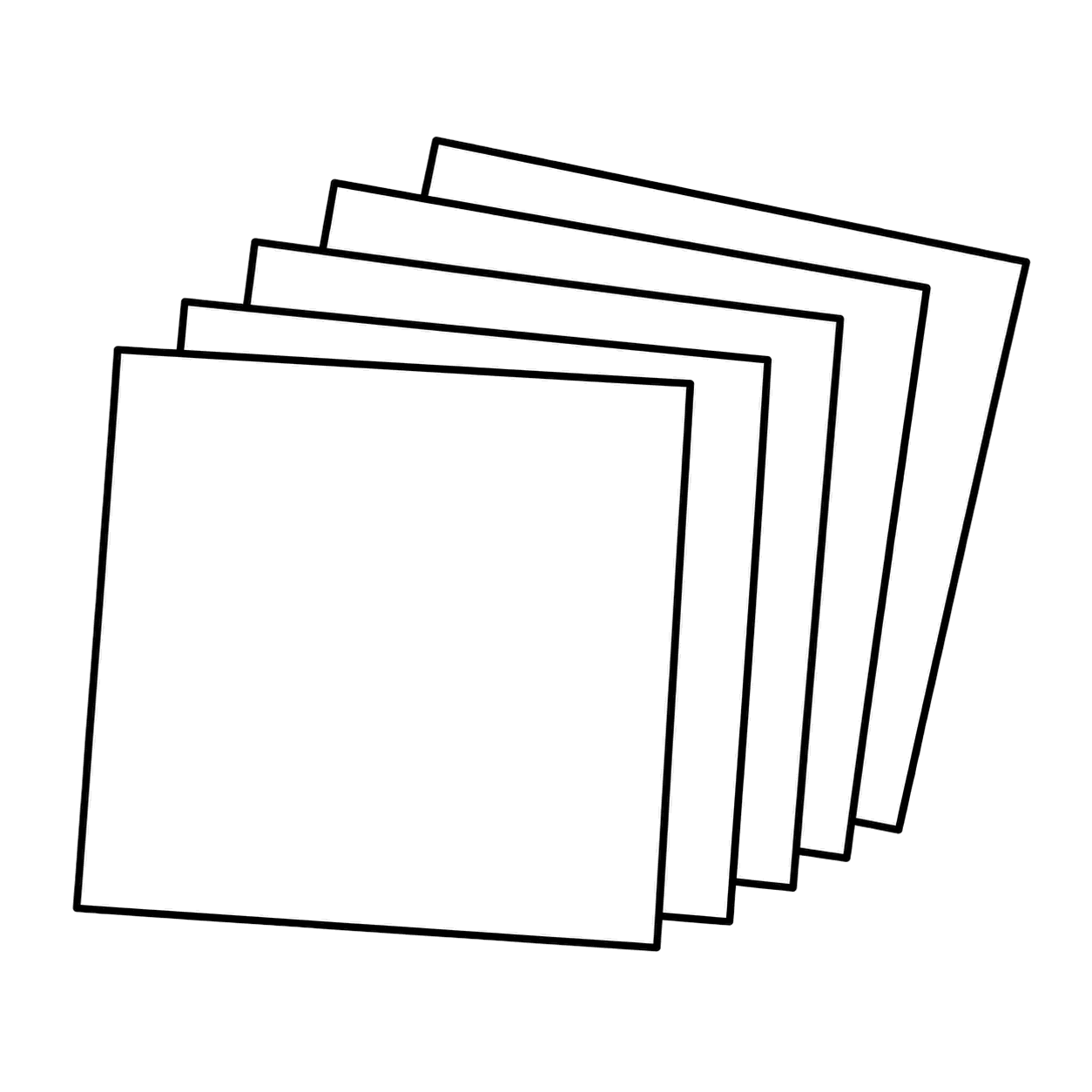 色画用紙のぬりえ用線画